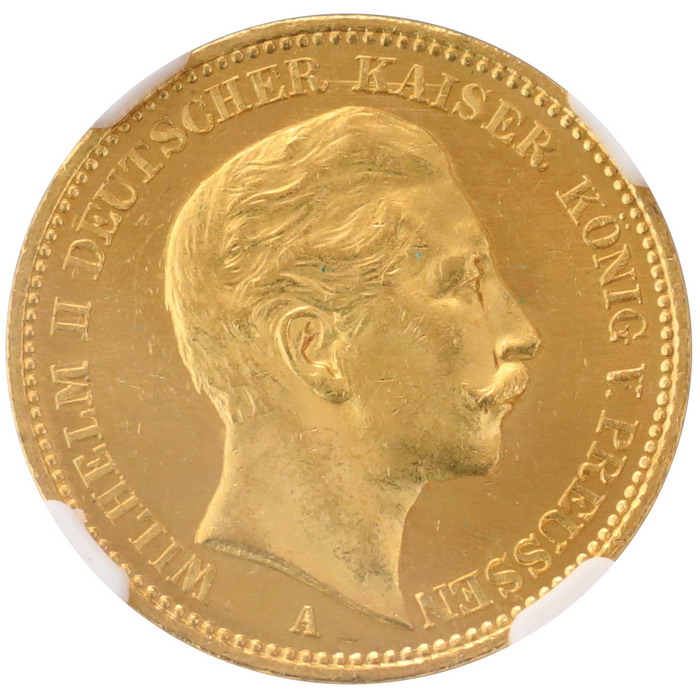 ドイツ 2マルク 1901 【NGC MS64】 世界コイン